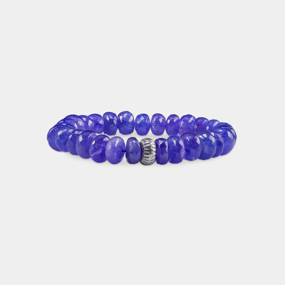 A bangle Made with Tanzanite stone