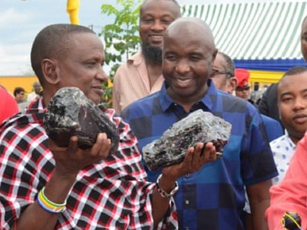 Laizer with Largest Tanzanite