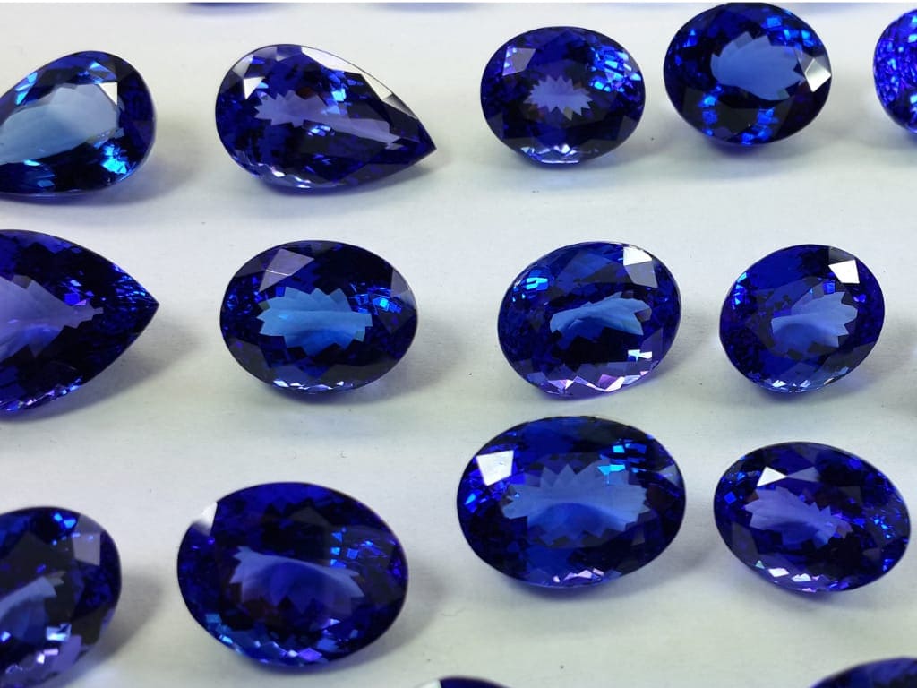 Largest Tanzanite after heated