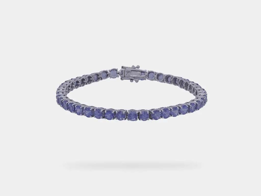 Exquisite Blue Tanzanite Bracelets - A Stunning Jewelry Piece